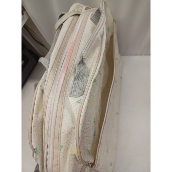 Vtg 1984 Cudlie Baby Over The Shoulder Diaper Bag Changing Pad 14"x10" Confetti - Picture 10 of 15